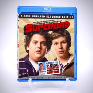 😎 Superbad Blu Ray 2 Disc Extended Edition 2007 Unrated HD Apatow Hill Rogen